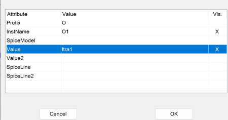 LTspice 传输线模型 ltline 和 tline