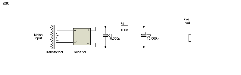 电容倍增器电源