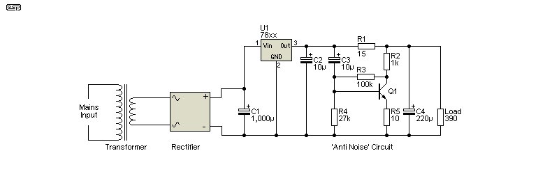 电容倍增器电源